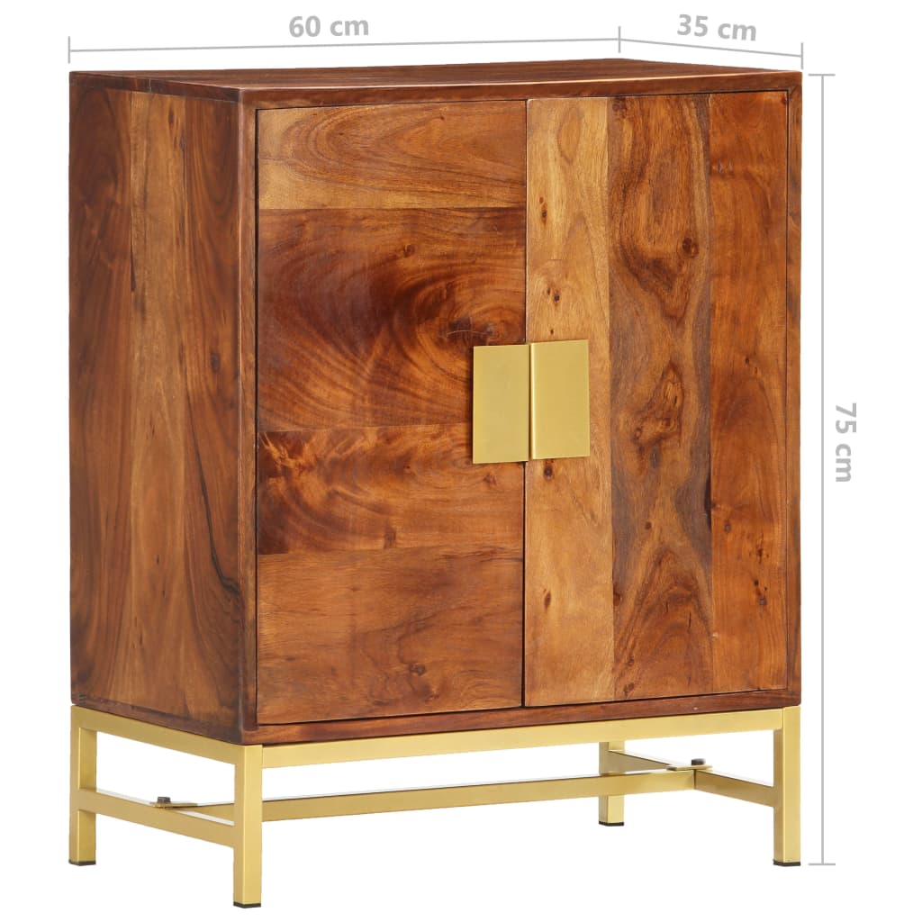 Sideboard 60x35x75 cm Solid Acacia Wood - Newstart Furniture