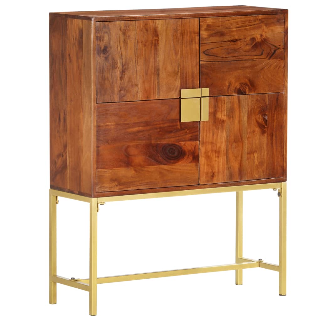 Highboard 80x30x100 cm Solid Acacia Wood - Newstart Furniture