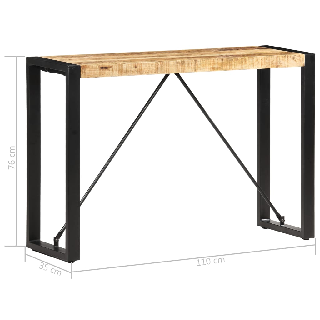 Console Table 110x35x76 cm Solid Mango Wood - Newstart Furniture