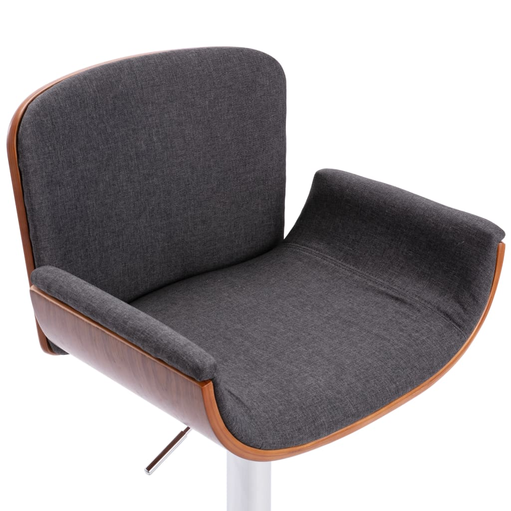 Bar Stool Grey Fabric - Newstart Furniture