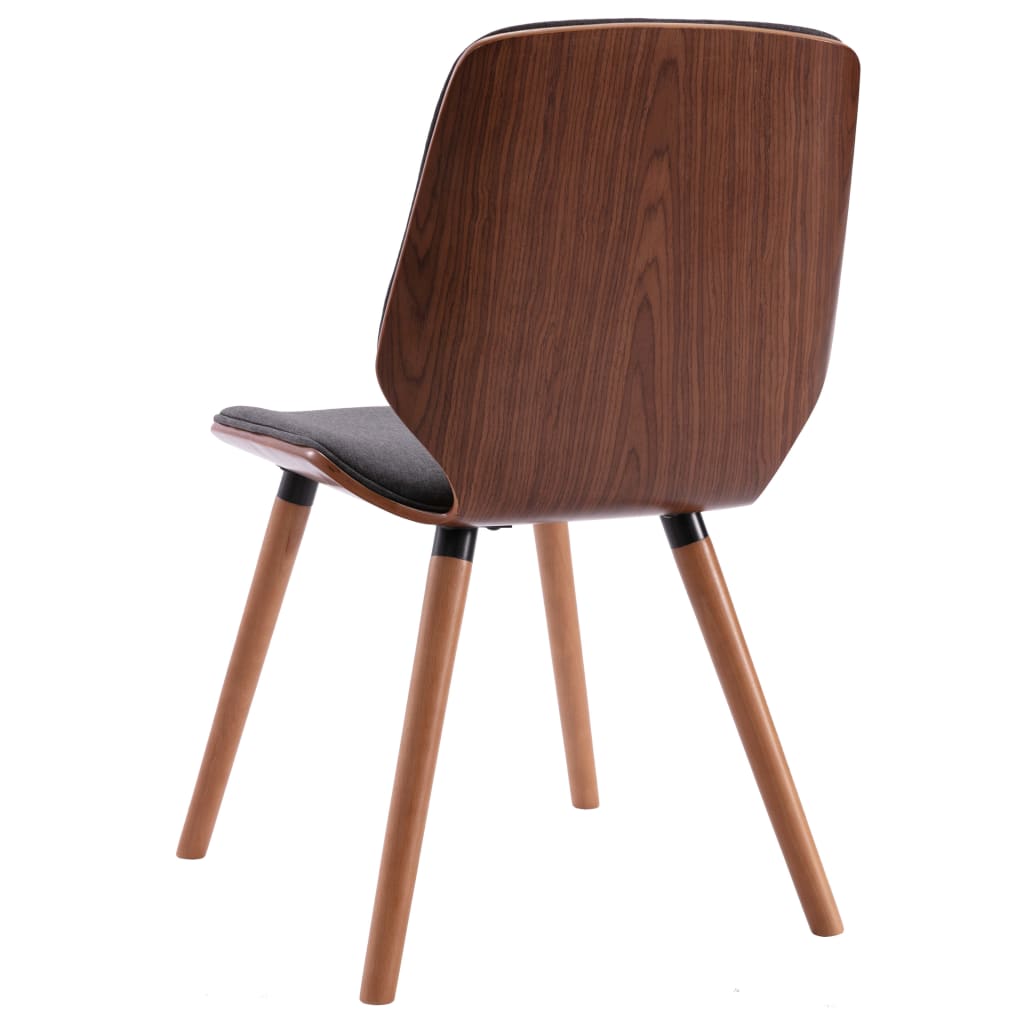 Dining Chairs 2 pcs Grey Fabric - Newstart Furniture