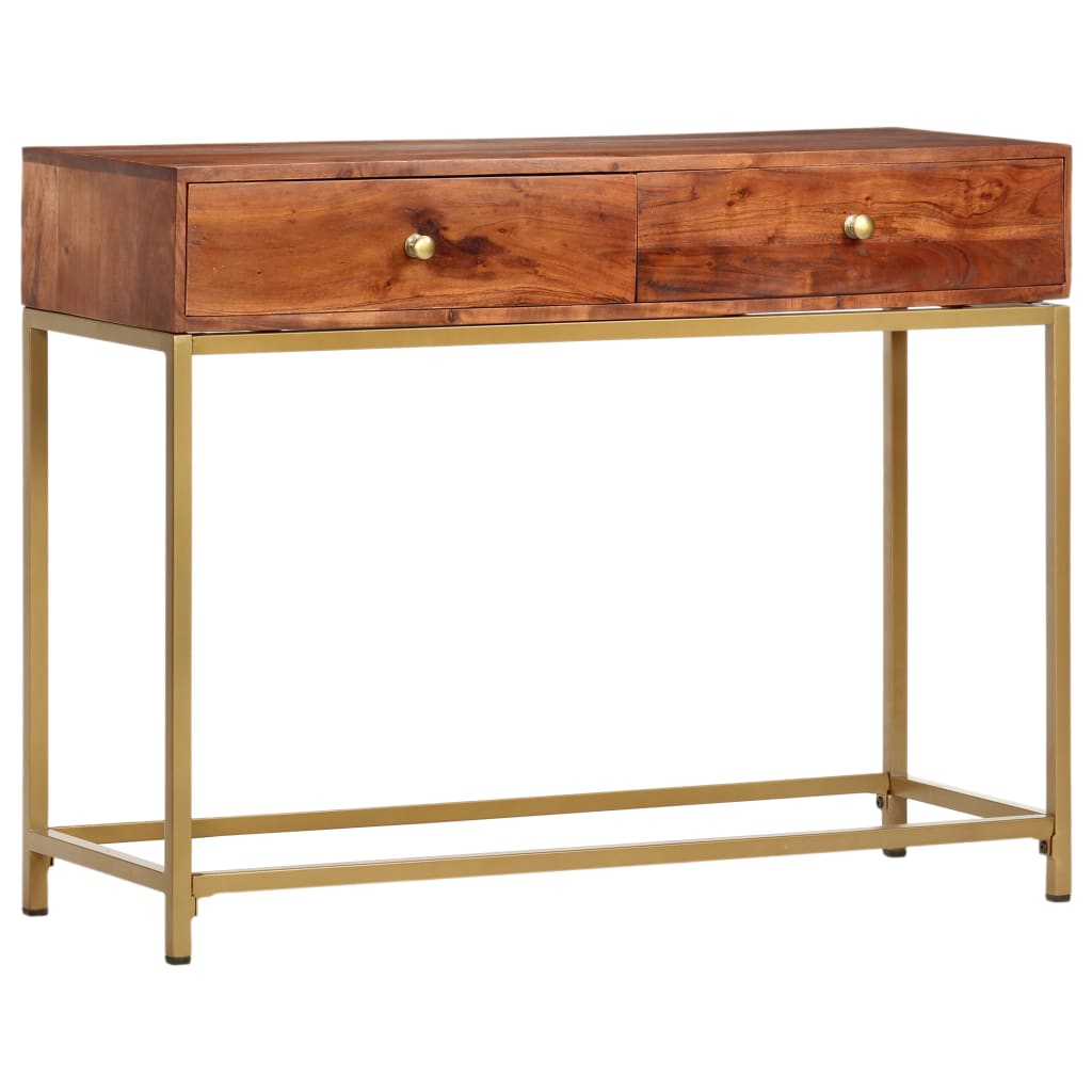 Console Table 100x35x76 cm Solid Wood Acacia - Newstart Furniture