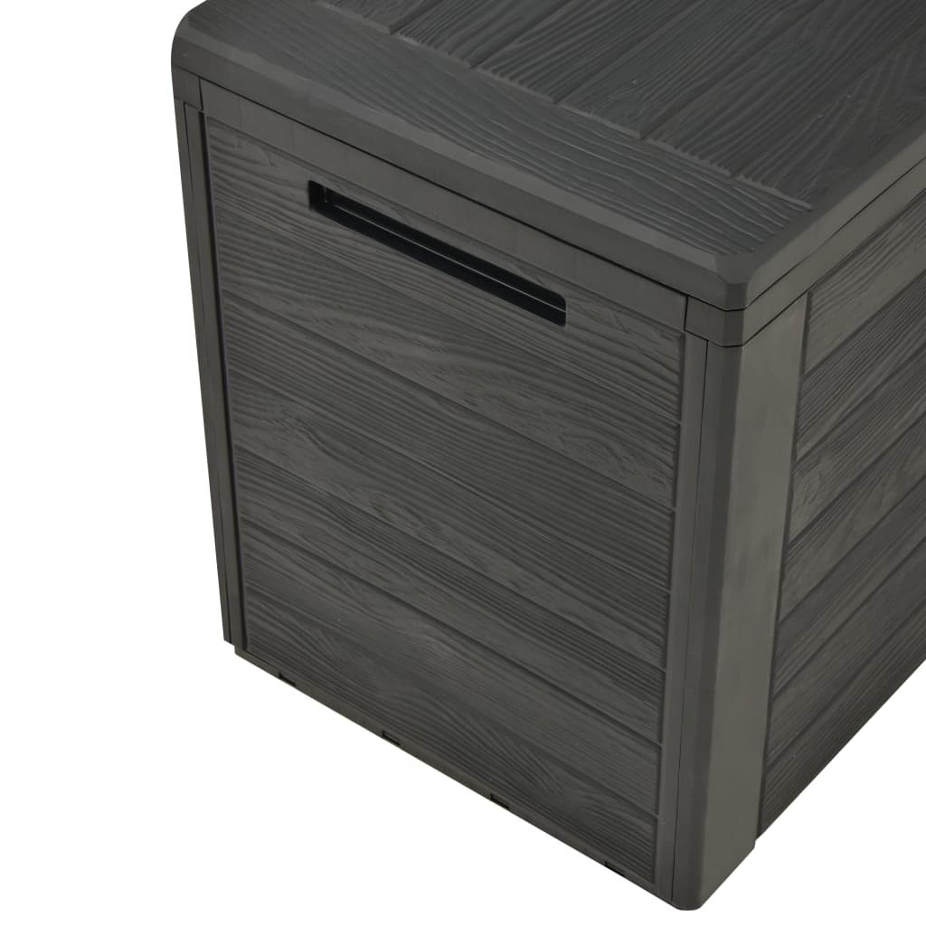 Garden Storage Box Anthracite 116x44x55 cm - Newstart Furniture