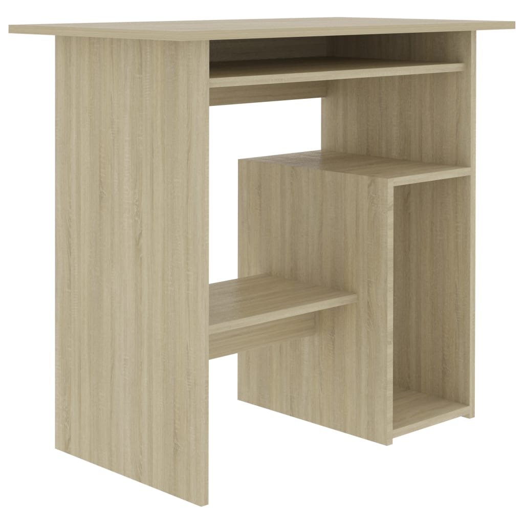 Desk Sonoma Oak 80x45x74 cm Engineered Wood - Newstart Furniture
