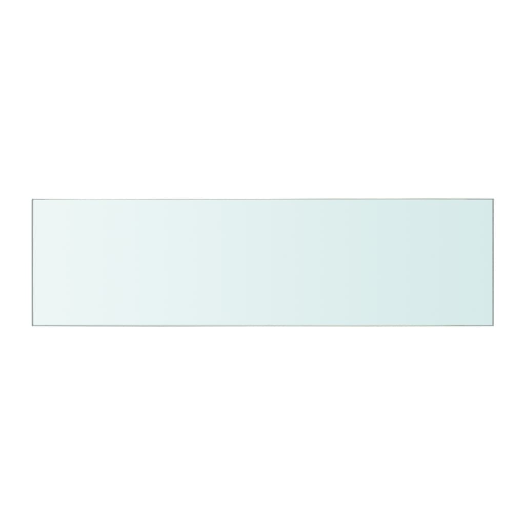 Shelves 2 pcs Panel Glass Clear 50x12 cm - Newstart Furniture