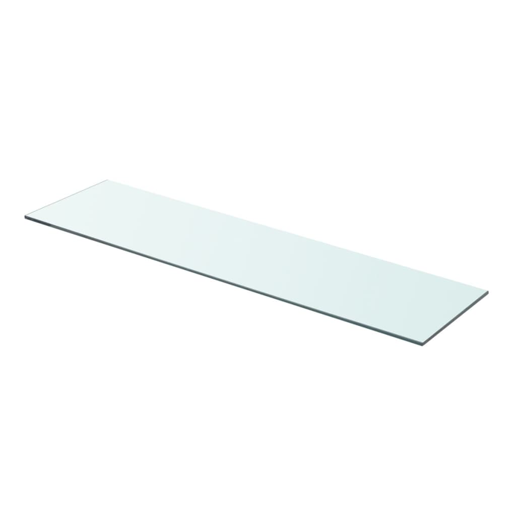 Shelves 2 pcs Panel Glass Clear 80x20 cm - Newstart Furniture