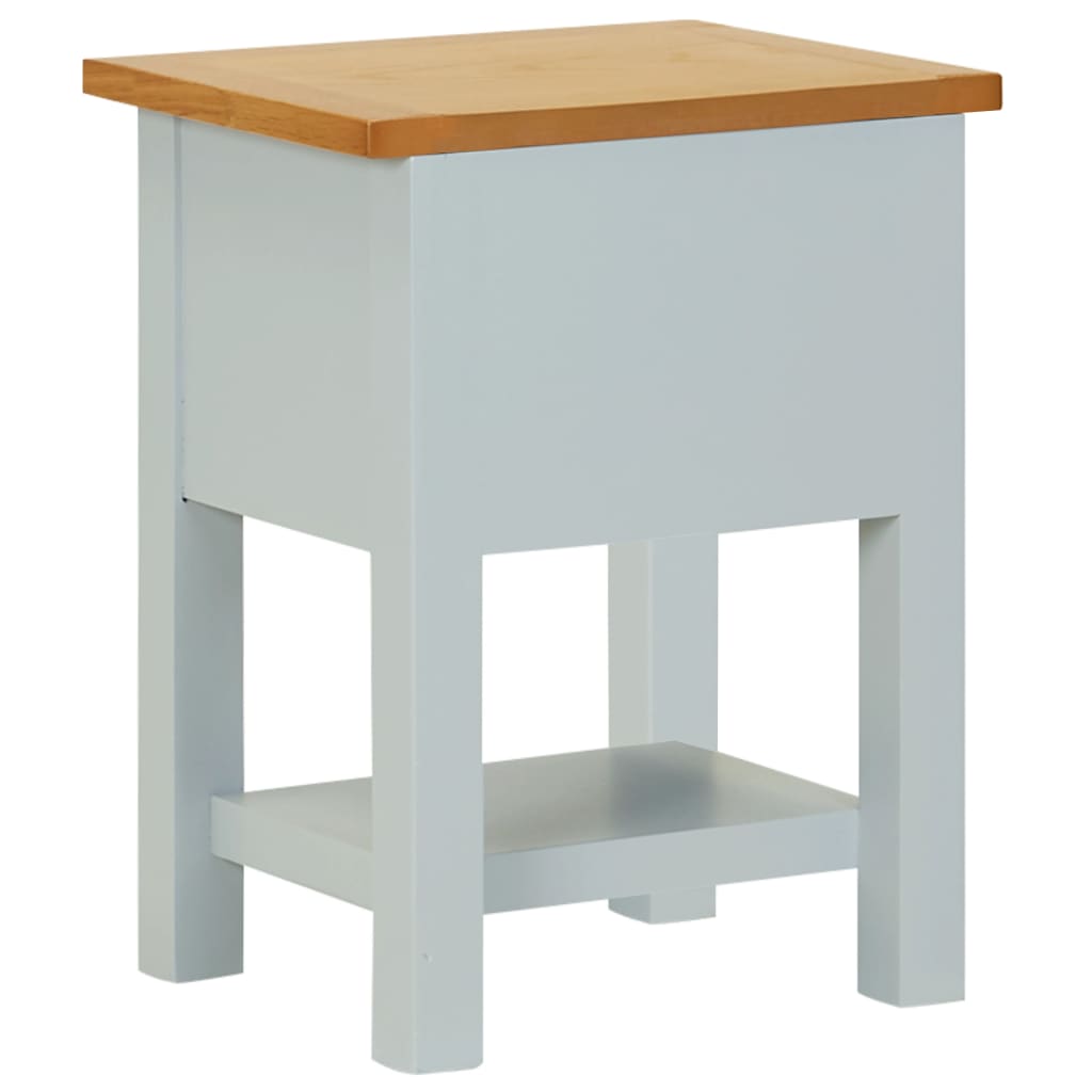 Nightstand 36x30x47 cm Solid Oak Wood - Newstart Furniture