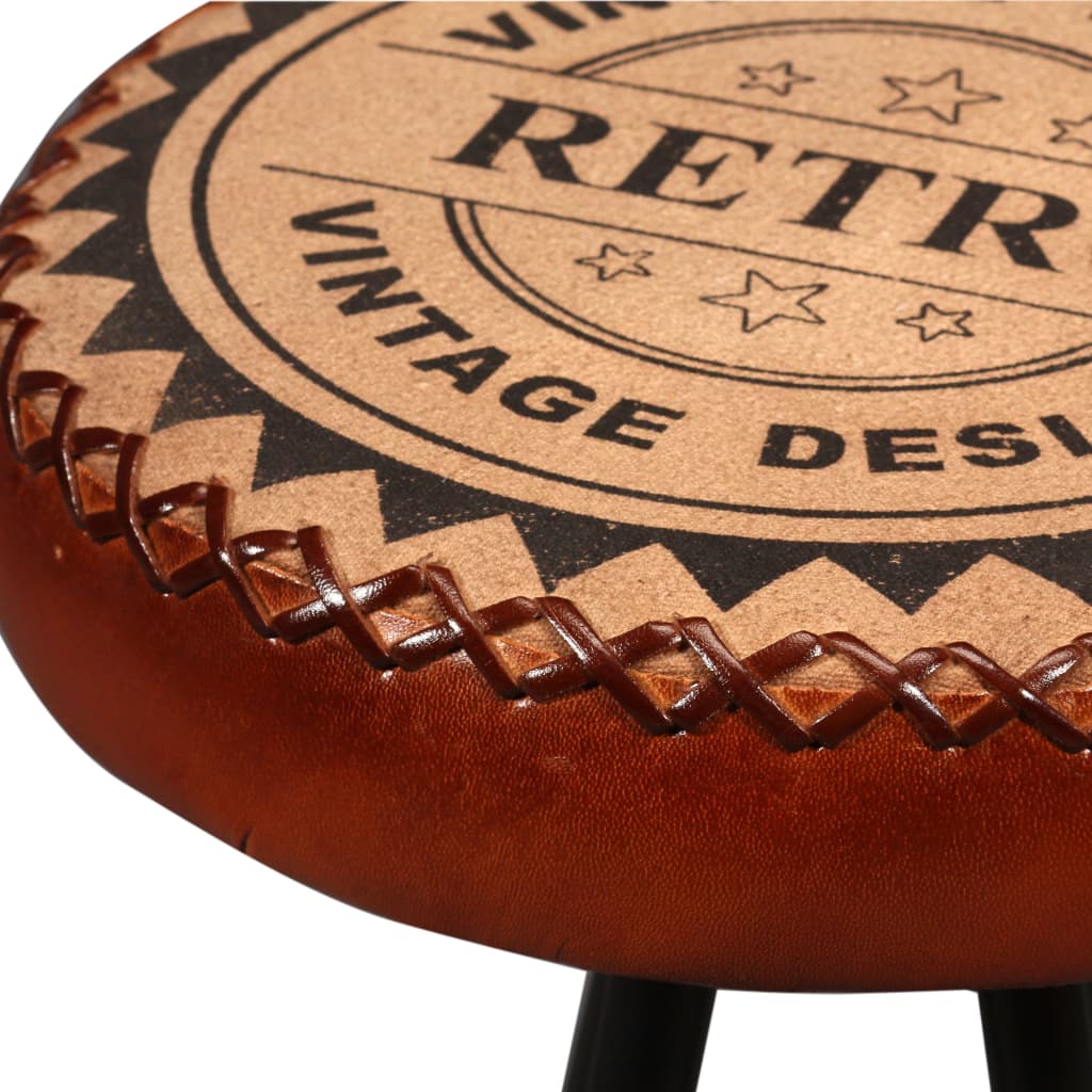 9 Piece Bar Set Solid Reclaimed Wood Genuine Leather & Canvas - Newstart Furniture