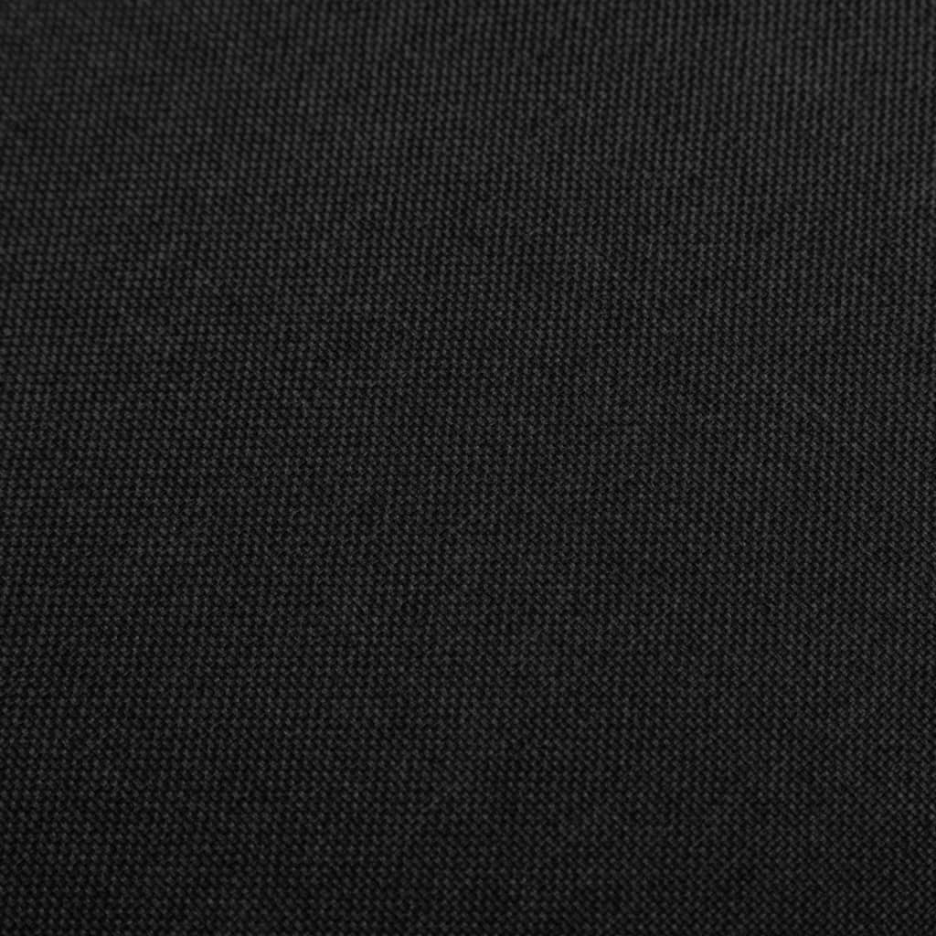 Bar Stools 2 pcs Black Fabric - Newstart Furniture