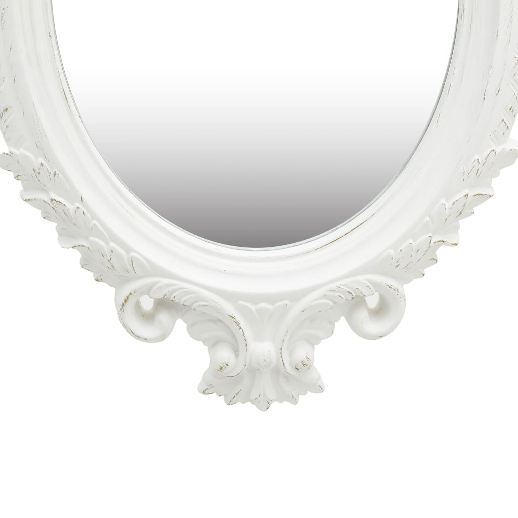 Wall Mirror Castle Style 56x76 cm White - Newstart Furniture