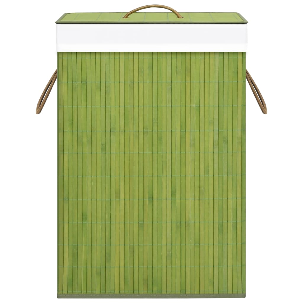 Bamboo Laundry Basket Green - Newstart Furniture