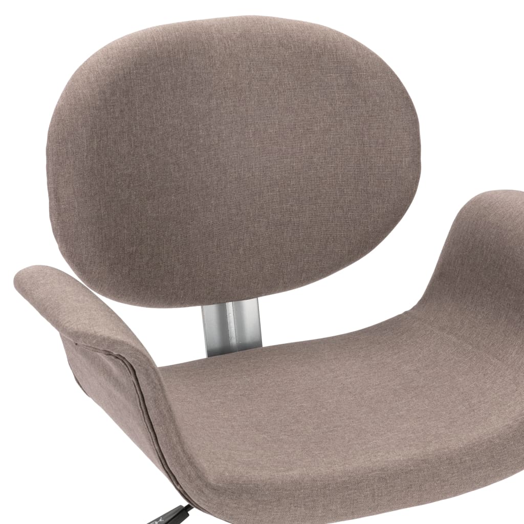 Swivel Office Chair Taupe Fabric - Newstart Furniture