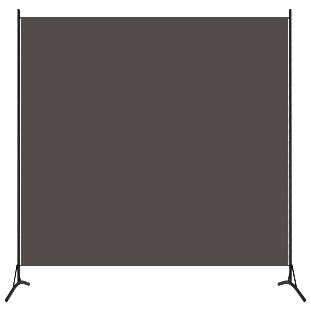 1-Panel Room Divider Anthracite 175x180 cm - Newstart Furniture