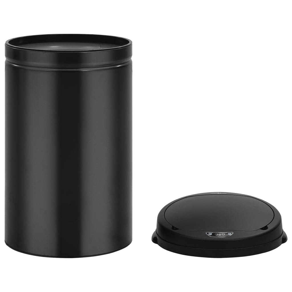 Automatic Sensor Dustbin 40 L Carbon Steel Black - Newstart Furniture
