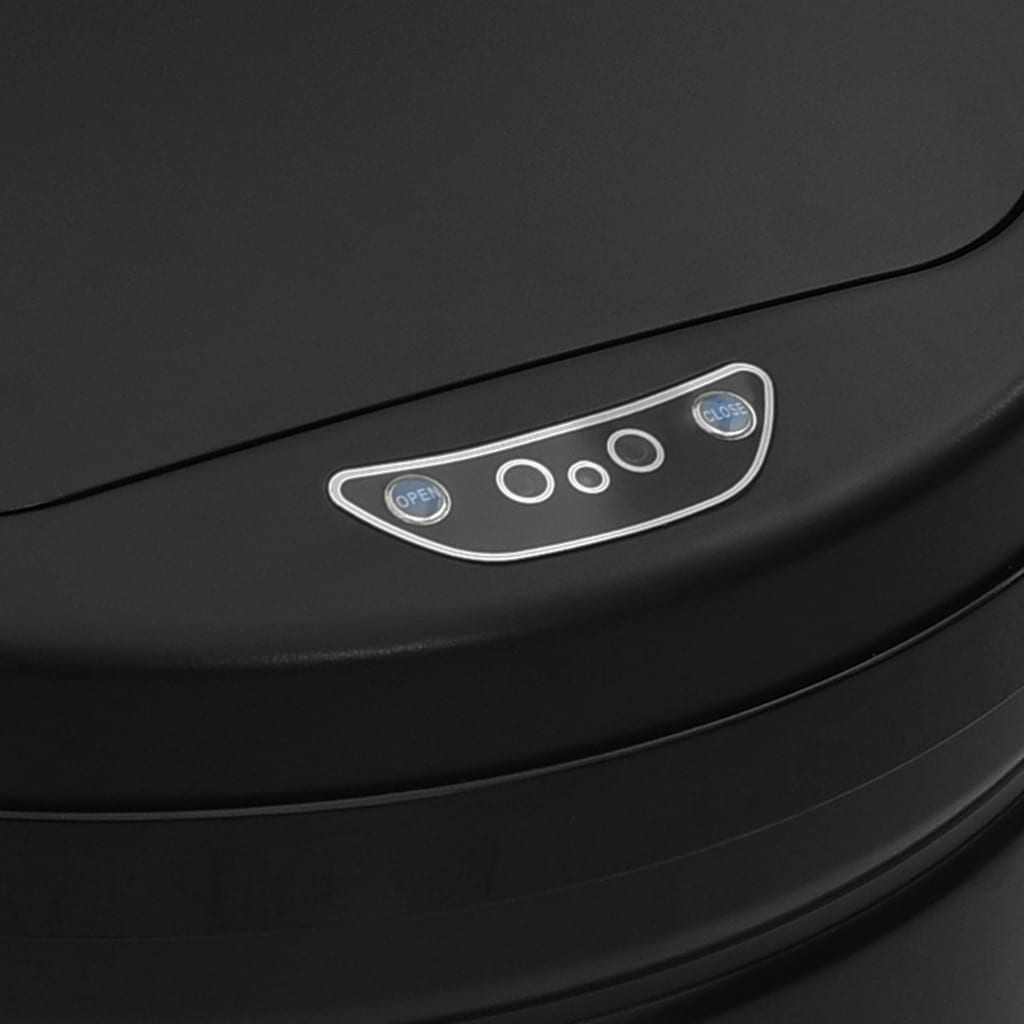 Automatic Sensor Dustbin 50 L Carbon Steel Black - Newstart Furniture