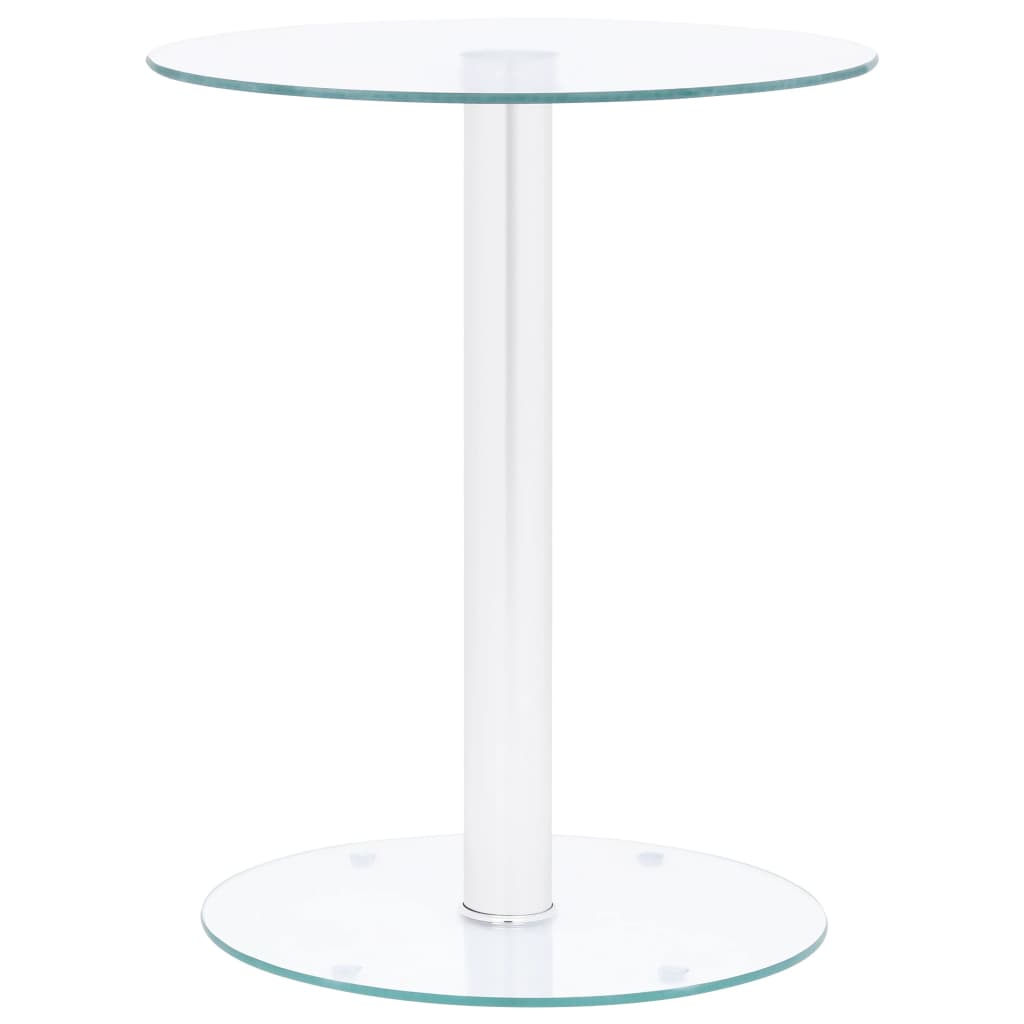 Coffee Table Transparent 40 cm Tempered Glass - Newstart Furniture