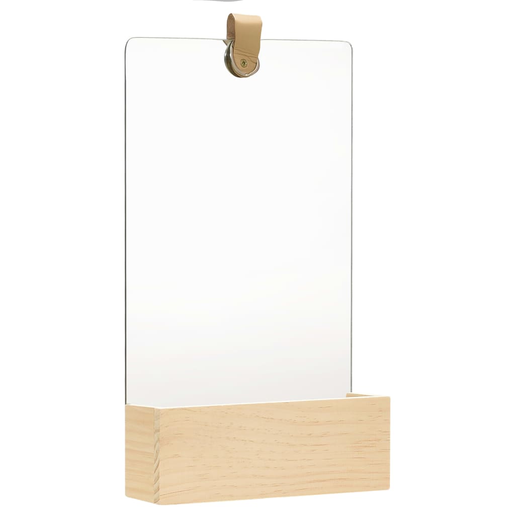 Wall Mirror Solid Pinewood 23x39.5 cm - Newstart Furniture