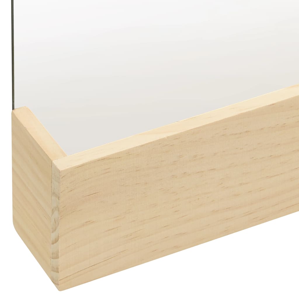 Wall Mirror Solid Pinewood 23x39.5 cm - Newstart Furniture