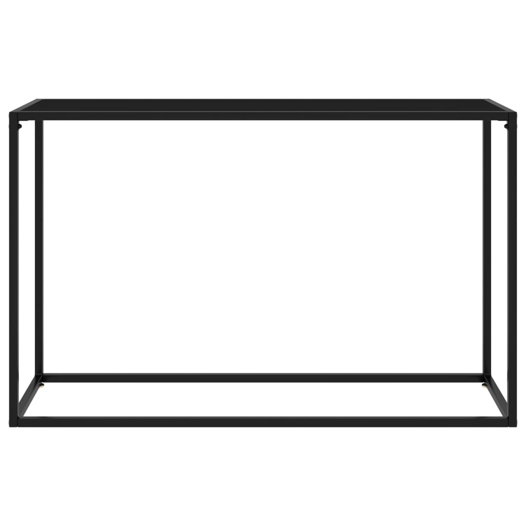 Console Table Black 120x35x75 cm Tempered Glass - Newstart Furniture
