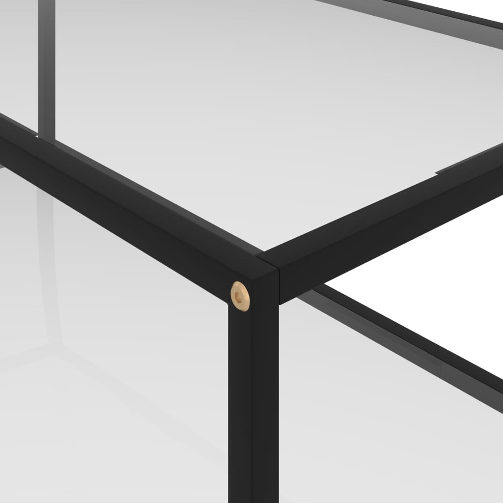 Coffee Table Transparent 100x50x35 cm Tempered Glass - Newstart Furniture