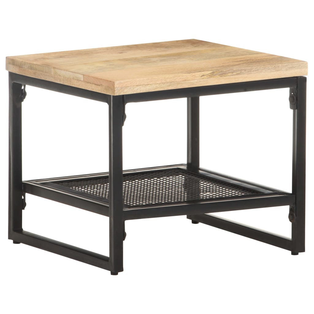 Side Table 40x40x35 cm Solid Mango Wood - Newstart Furniture