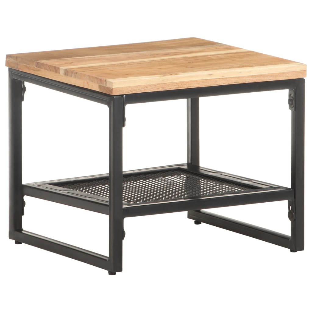 Side Table 40x40x35 cm Solid Acacia Wood - Newstart Furniture