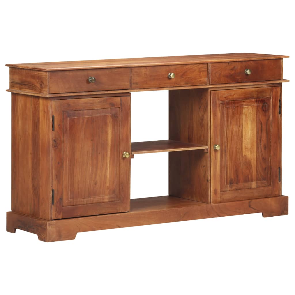 Sideboard 135x35x75 cm Solid Acacia Wood - Newstart Furniture