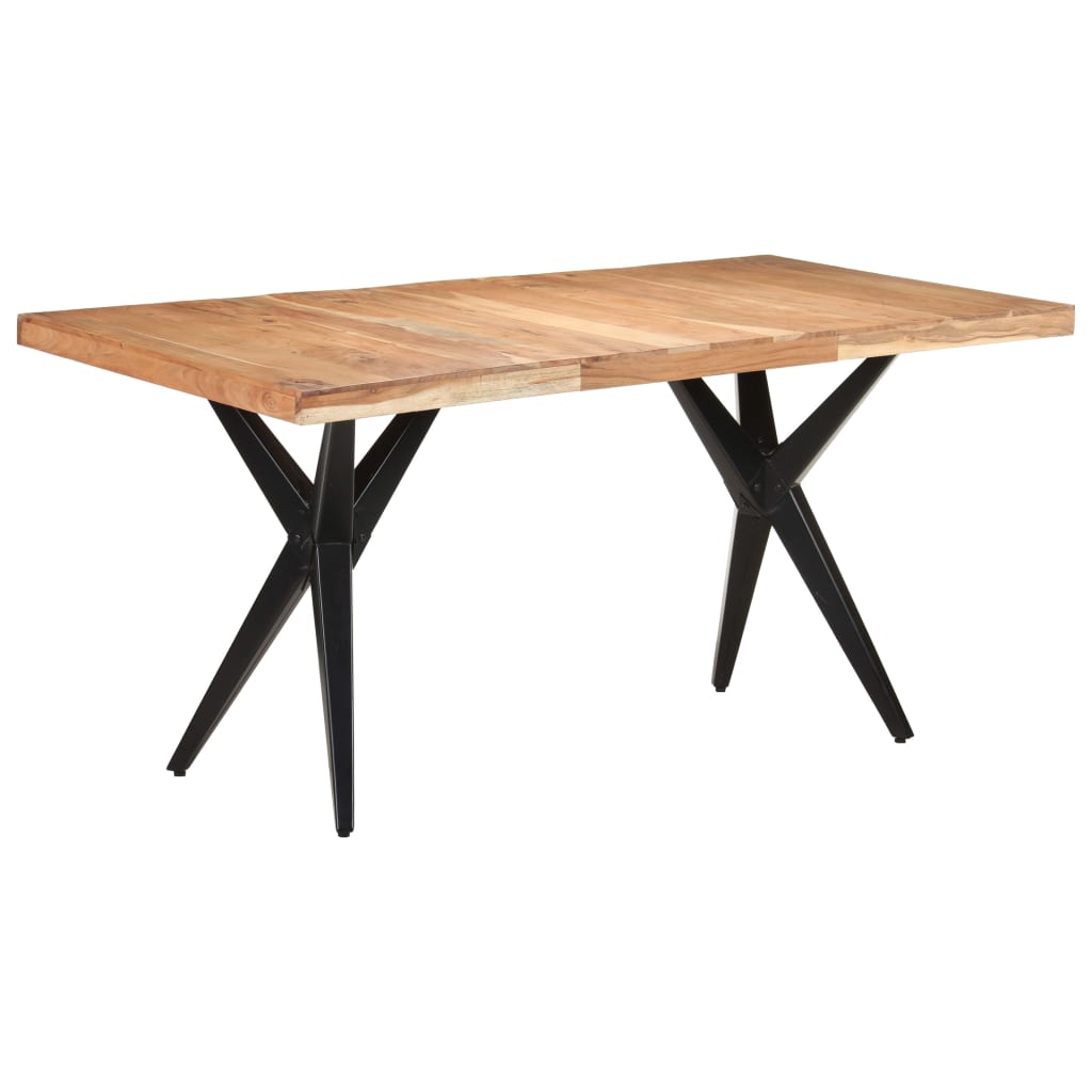 Dining Table 160x80x76 cm Solid Acacia Wood - Newstart Furniture