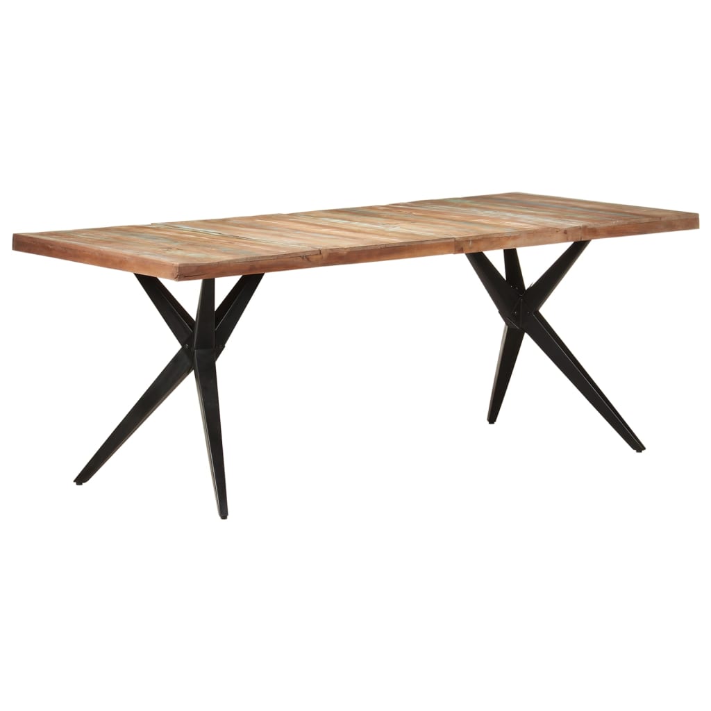 Dining Table 200x90x76 cm Solid Reclaimed Wood - Newstart Furniture