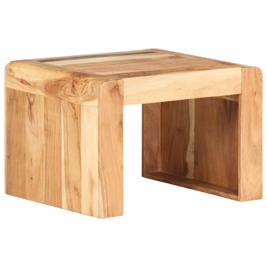 Side Table 43x40x30 cm Solid Acacia Wood - Newstart Furniture