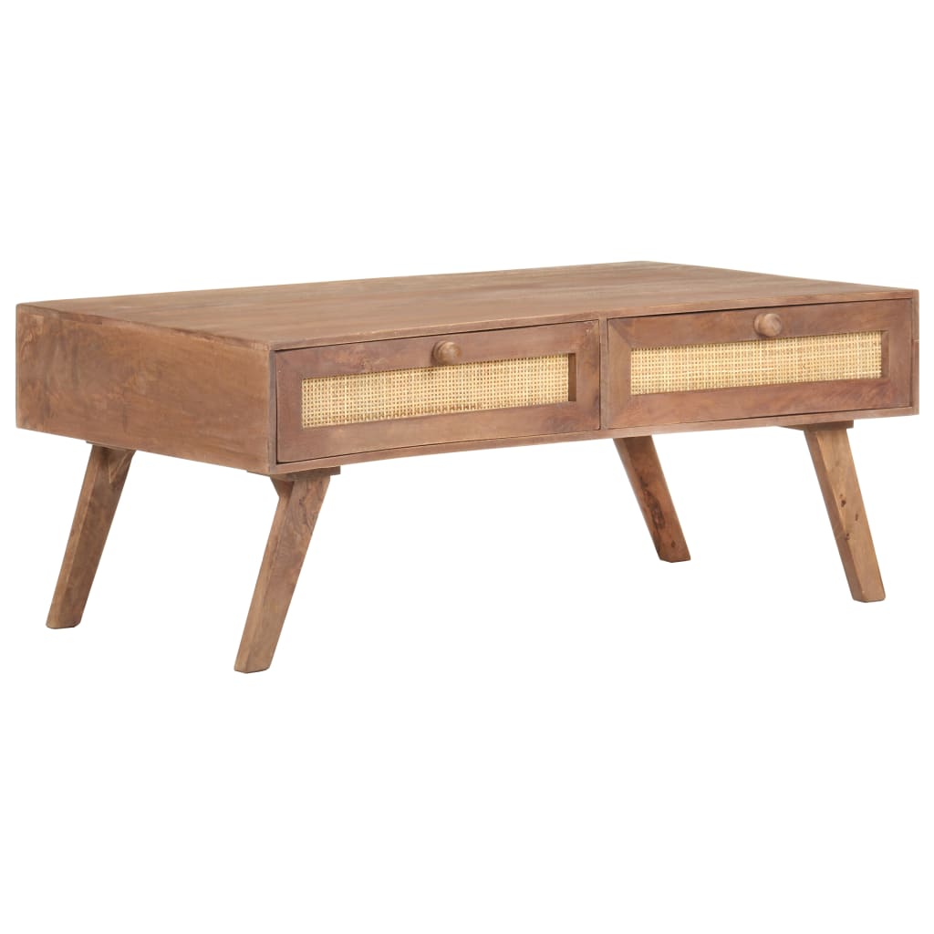 Coffee Table 100x60x40 cm Solid Mango Wood - Newstart Furniture