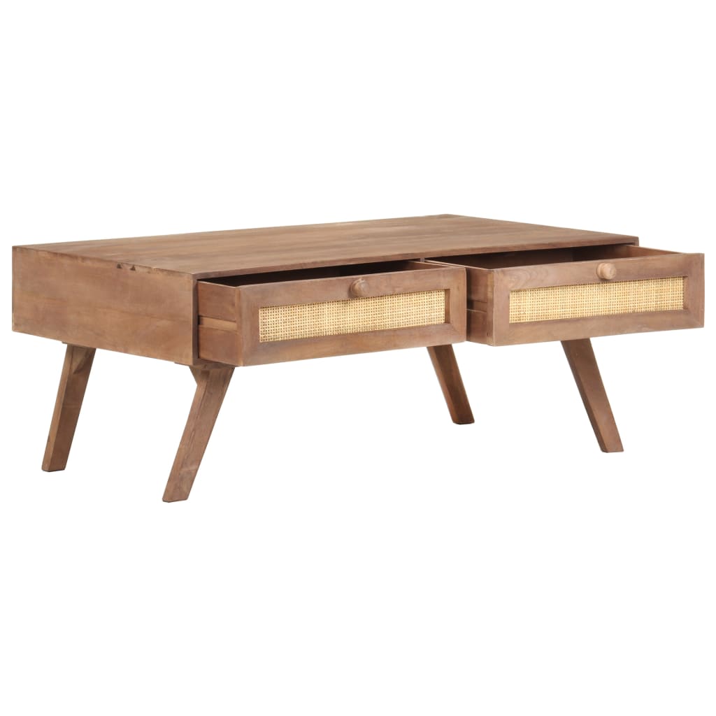 Coffee Table 100x60x40 cm Solid Mango Wood - Newstart Furniture