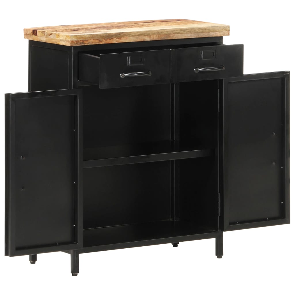 Sideboard 60x30x76 cm Rough Mango Wood - Newstart Furniture