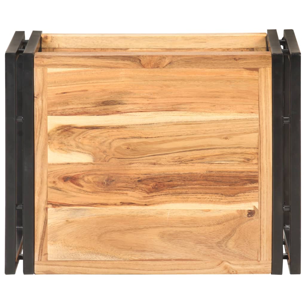 Side Table 40x30x40 cm Solid Acacia Wood - Newstart Furniture