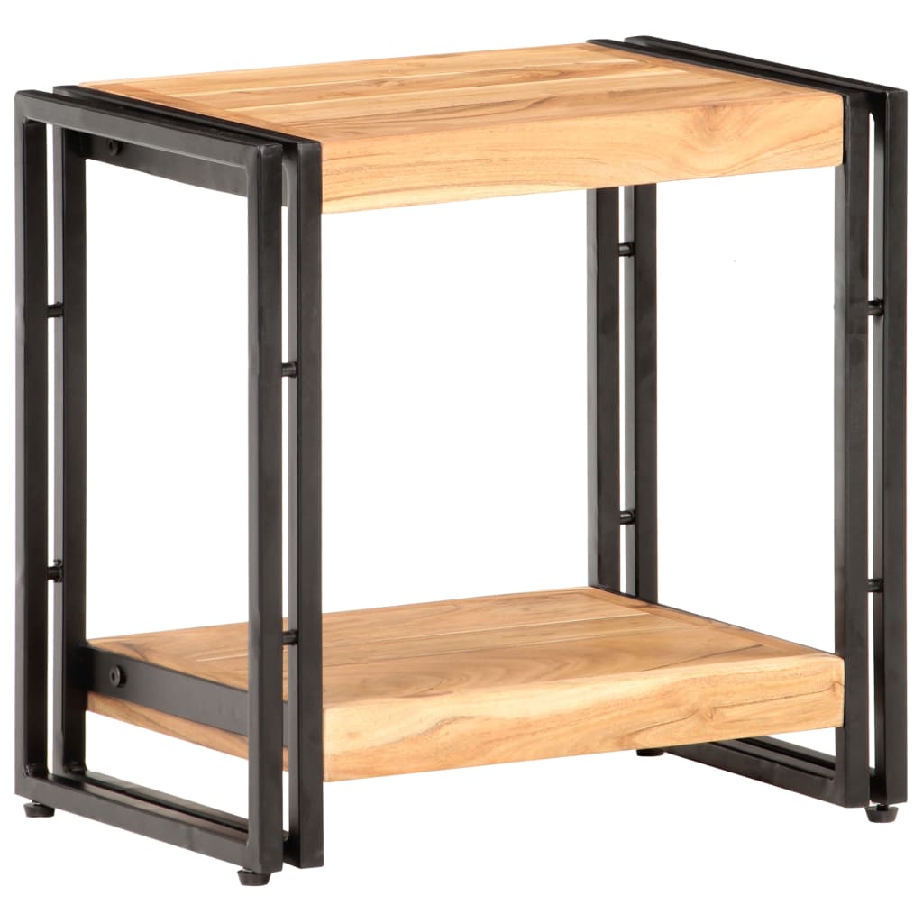 Side Table 40x30x40 cm Solid Acacia Wood - Newstart Furniture