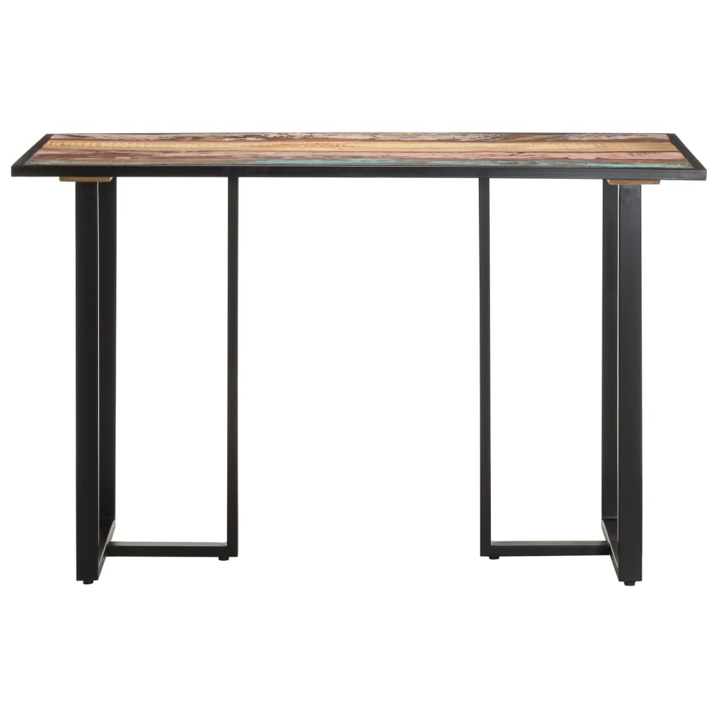 Dining Table 120 cm Solid Reclaimed Wood - Newstart Furniture