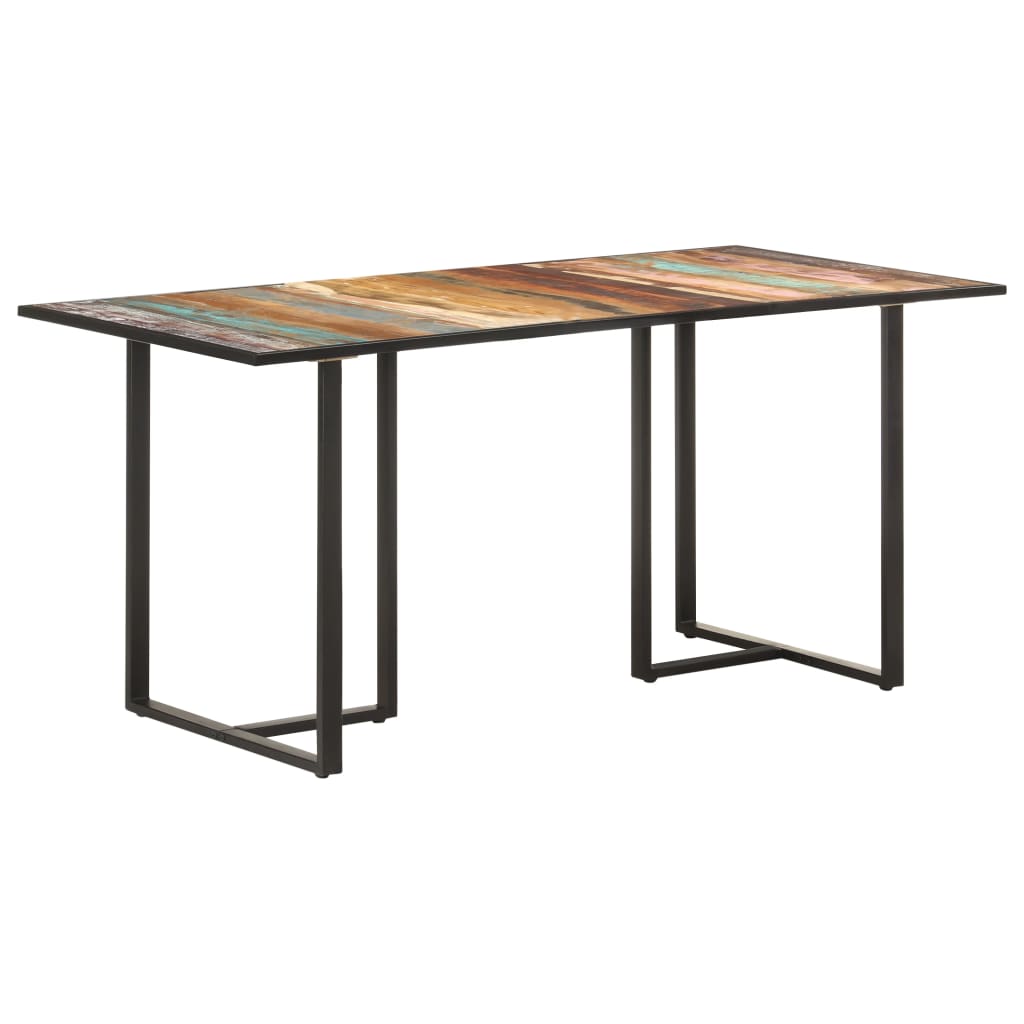 Dining Table 160 cm Solid Reclaimed Wood - Newstart Furniture