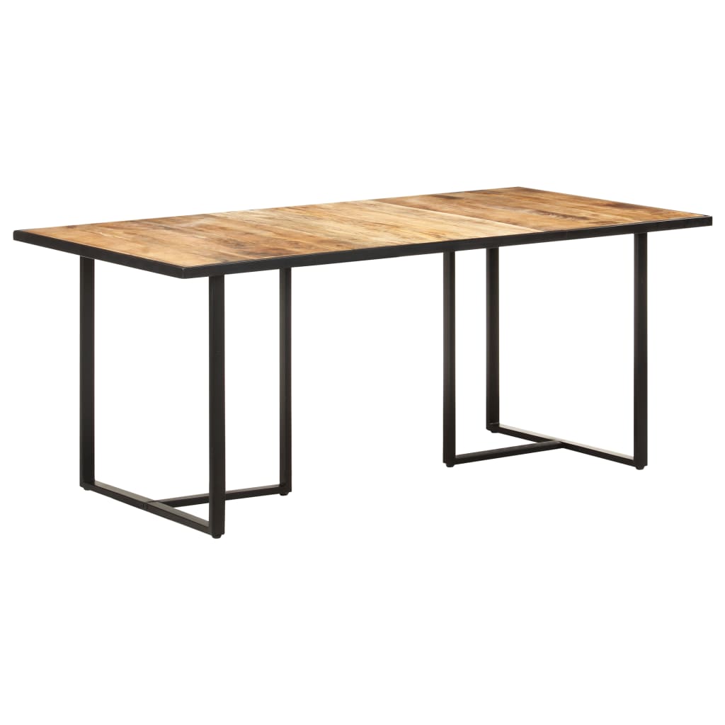 Dining Table 180 cm Rough Mango Wood - Newstart Furniture