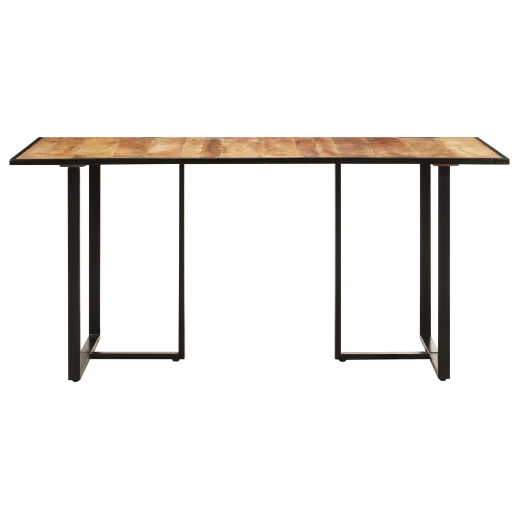 Dining Table 200 cm Rough Mango Wood - Newstart Furniture