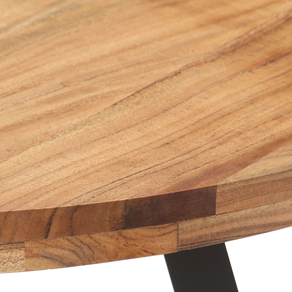 Dining Table 80 cm Solid Acacia Wood - Newstart Furniture