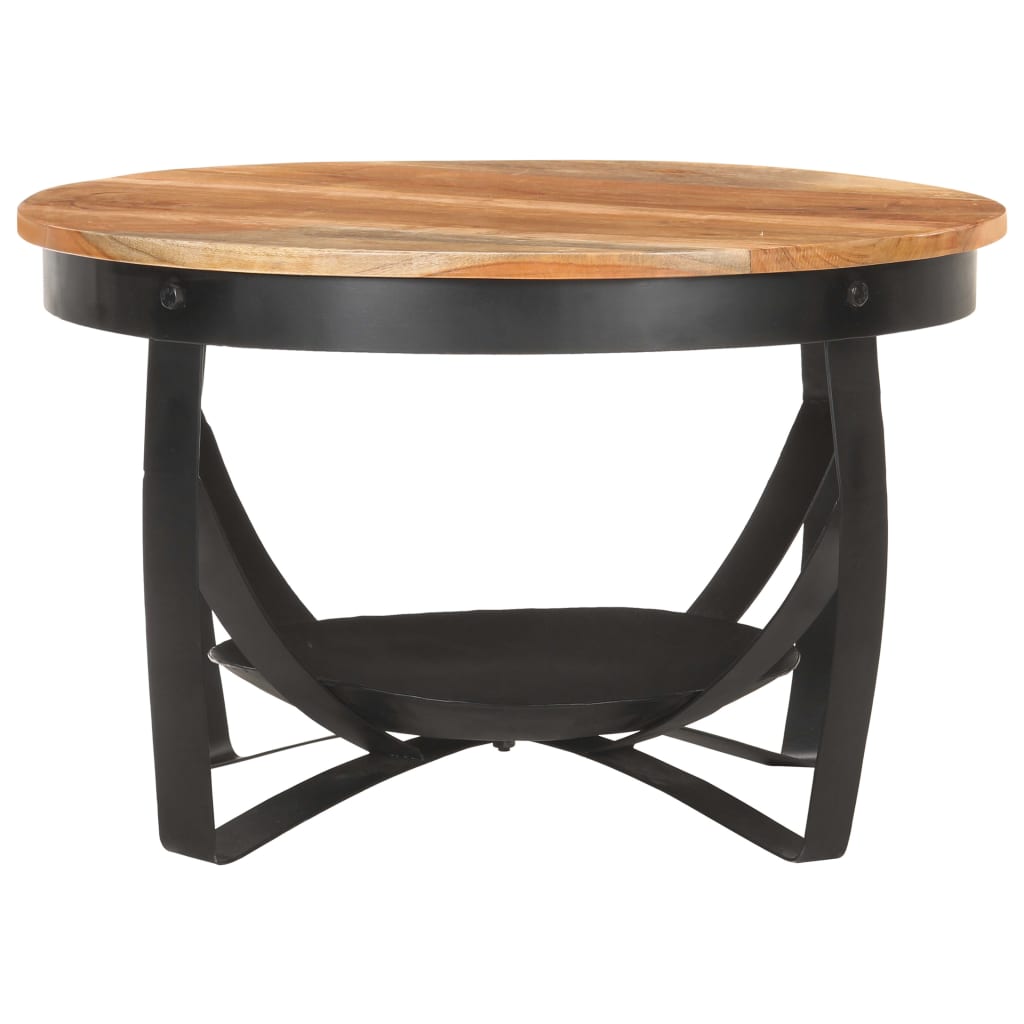 Coffee Table Ø68x43 cm Solid Acacia Wood - Newstart Furniture