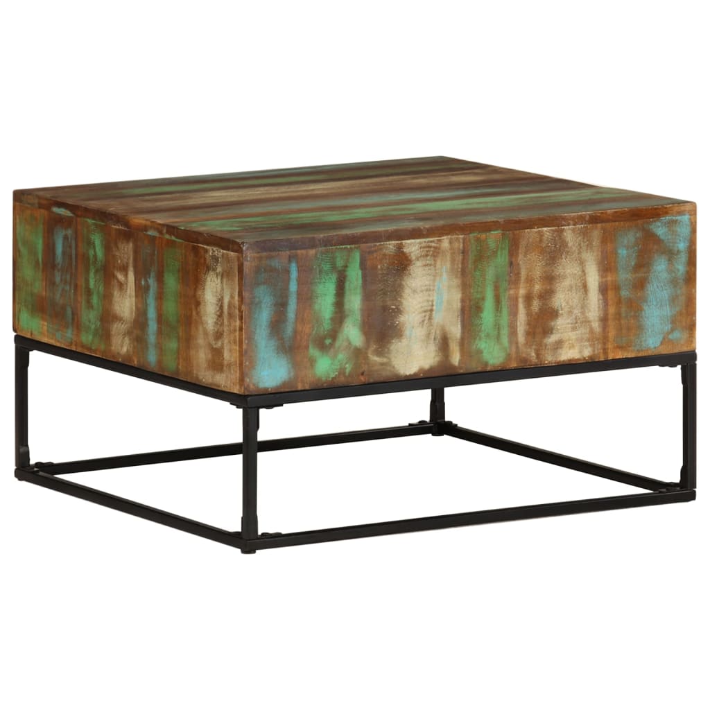Coffee Table 68x68x41 cm Solid Reclaimed Wood - Newstart Furniture