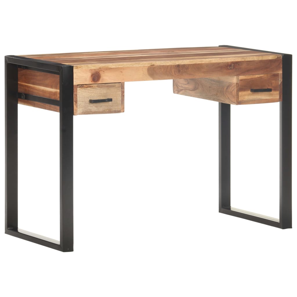 Desk 110x50x76 cm Solid Wood with Sheesham Finish - Newstart Furniture