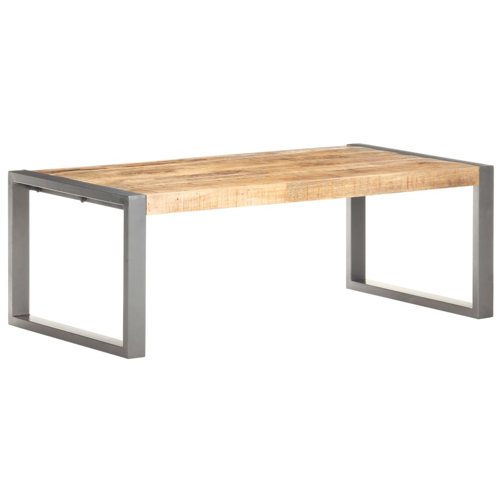 Coffee Table 110x60x40 cm Rough Mango Wood - Newstart Furniture
