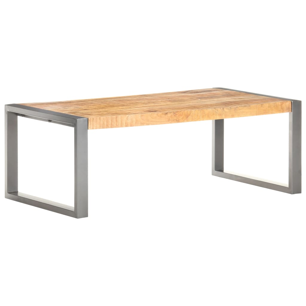 Coffee Table 110x60x40 cm Rough Mango Wood - Newstart Furniture
