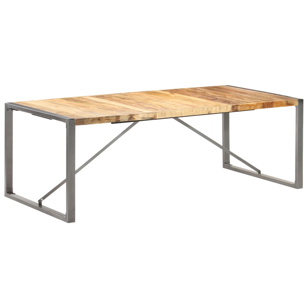 Dining Table 220x100x75 cm Solid Wood Mango - Newstart Furniture