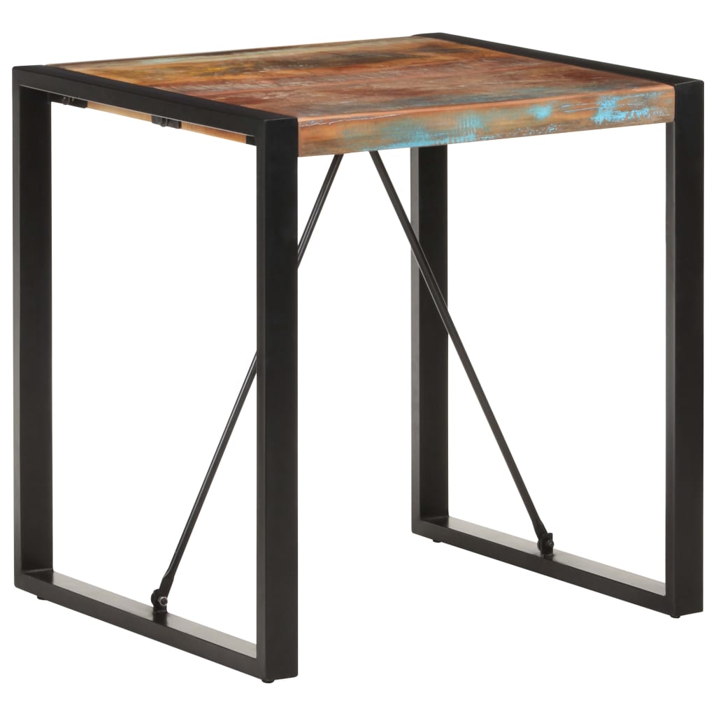Dining Table 70x70x75 cm Solid Wood Reclaimed - Newstart Furniture