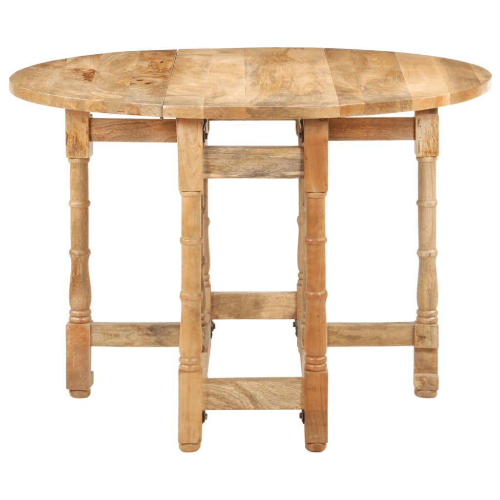 Dining Table Round 110x76 cm Solid Mango Wood - Newstart Furniture
