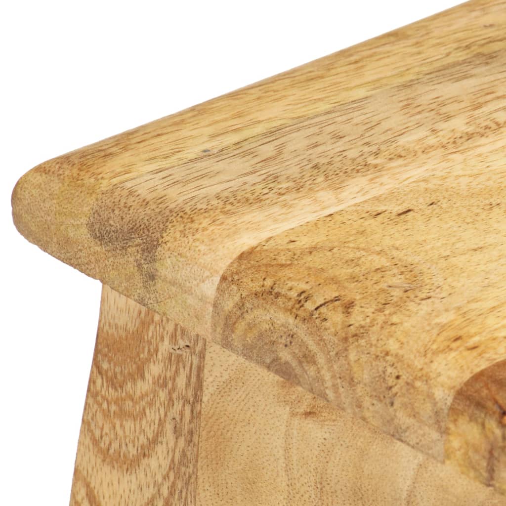 Bed Cabinet 28x28x46 cm Solid Mango Wood - Newstart Furniture