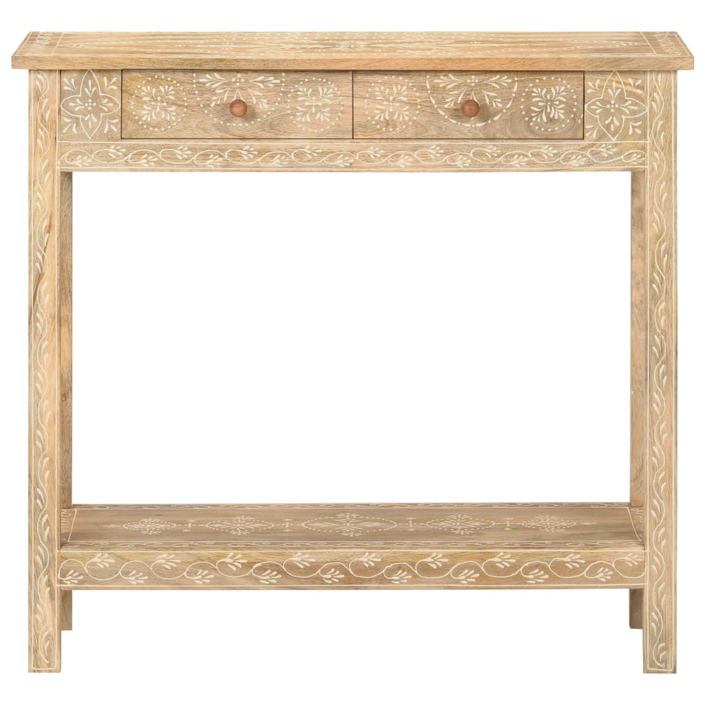 Console Table 80x35x74 cm Solid Mango Wood - Newstart Furniture